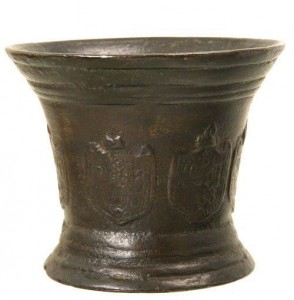 Bronze Mortar - Van Leest Antiques (2)