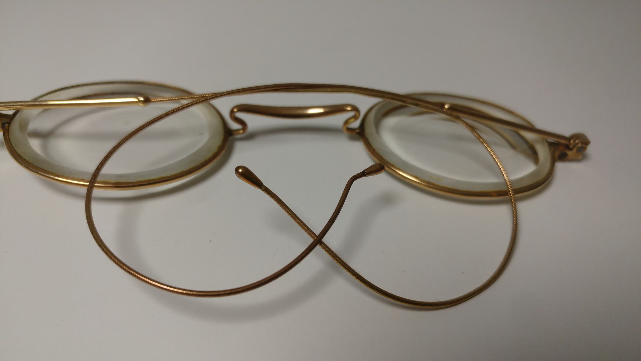 GOLD SPECTACLES 18 K - Fleaglass