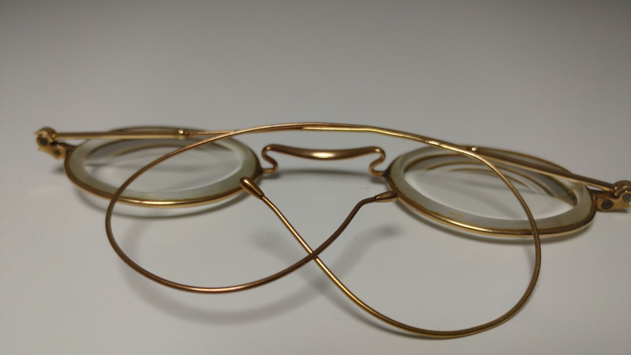 GOLD SPECTACLES 18 K - Fleaglass