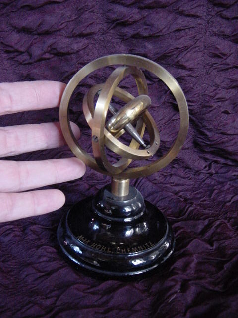 Antique German gyroscope by Max Kohl - Fleaglass