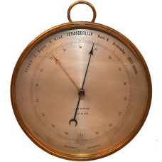 Dutch J.A.M. Bekking Aneroïde Barometer. C 1870