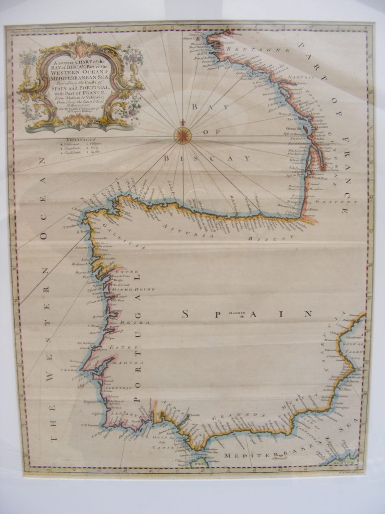 ENGLISH SEA CHART - Fleaglass