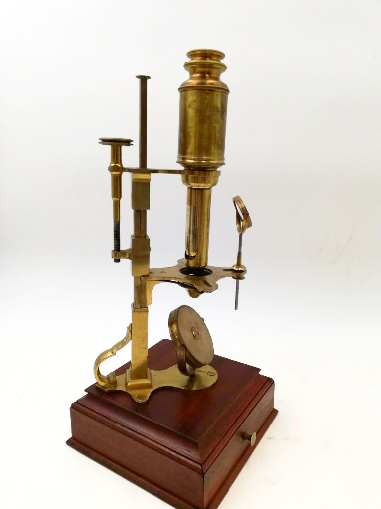 Microscope Cuff-Type , Retailed By Dollond, London - Fleaglass