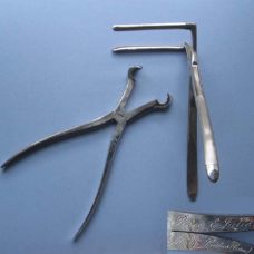 Pair of High-Quality C1900 Castration Instruments by E. Julié