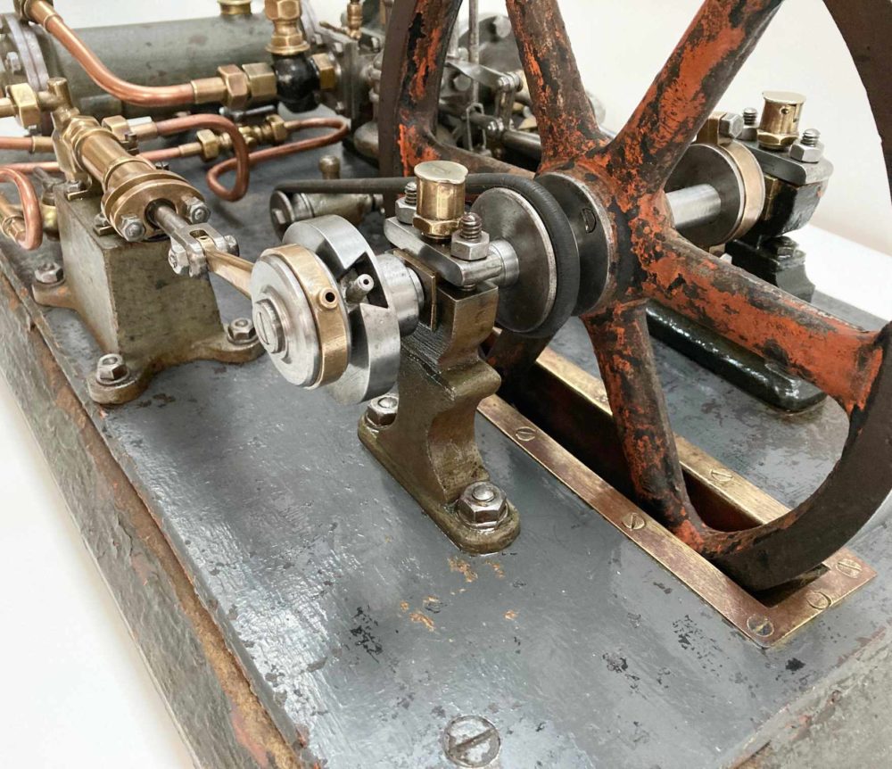 Nineteenth Century Stationary Model Steam Engine 17 - Fleaglass