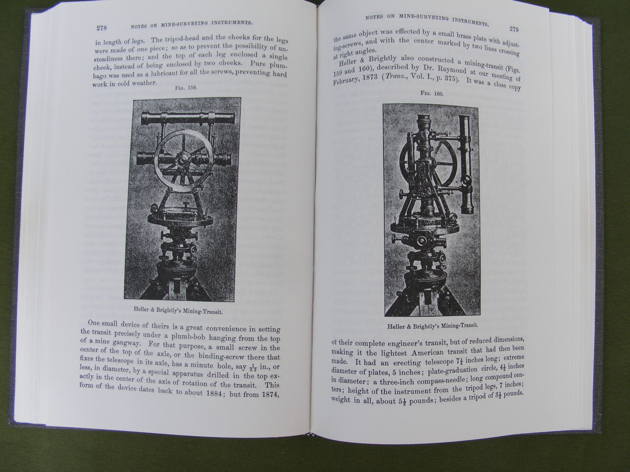 REPRINT OF THE EVOLUTION OF MINE-SURVEYING INSTRUMENTS - Fleaglass