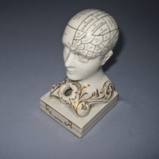 Mid-19th Century Frederick Bridges Phrenology Inkwell