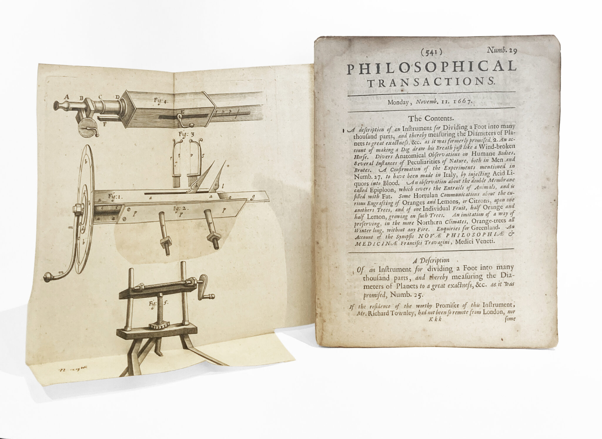 The origin of precision astronomy: The Hooke-Gascoigne micrometer in the Philosophical Transactions, 1667