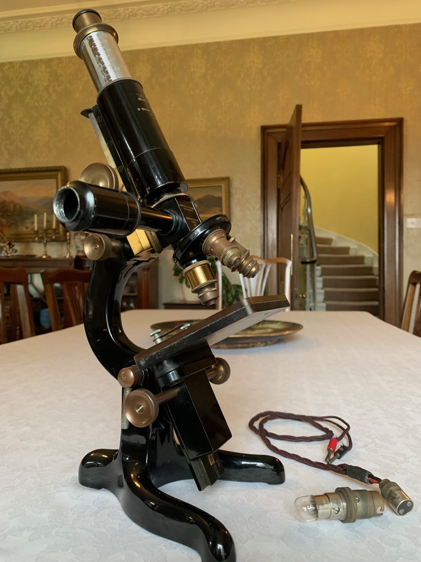 Vintage W. Watson & Sons Ltd – Service Metallurgical Microscope – with Power Supply