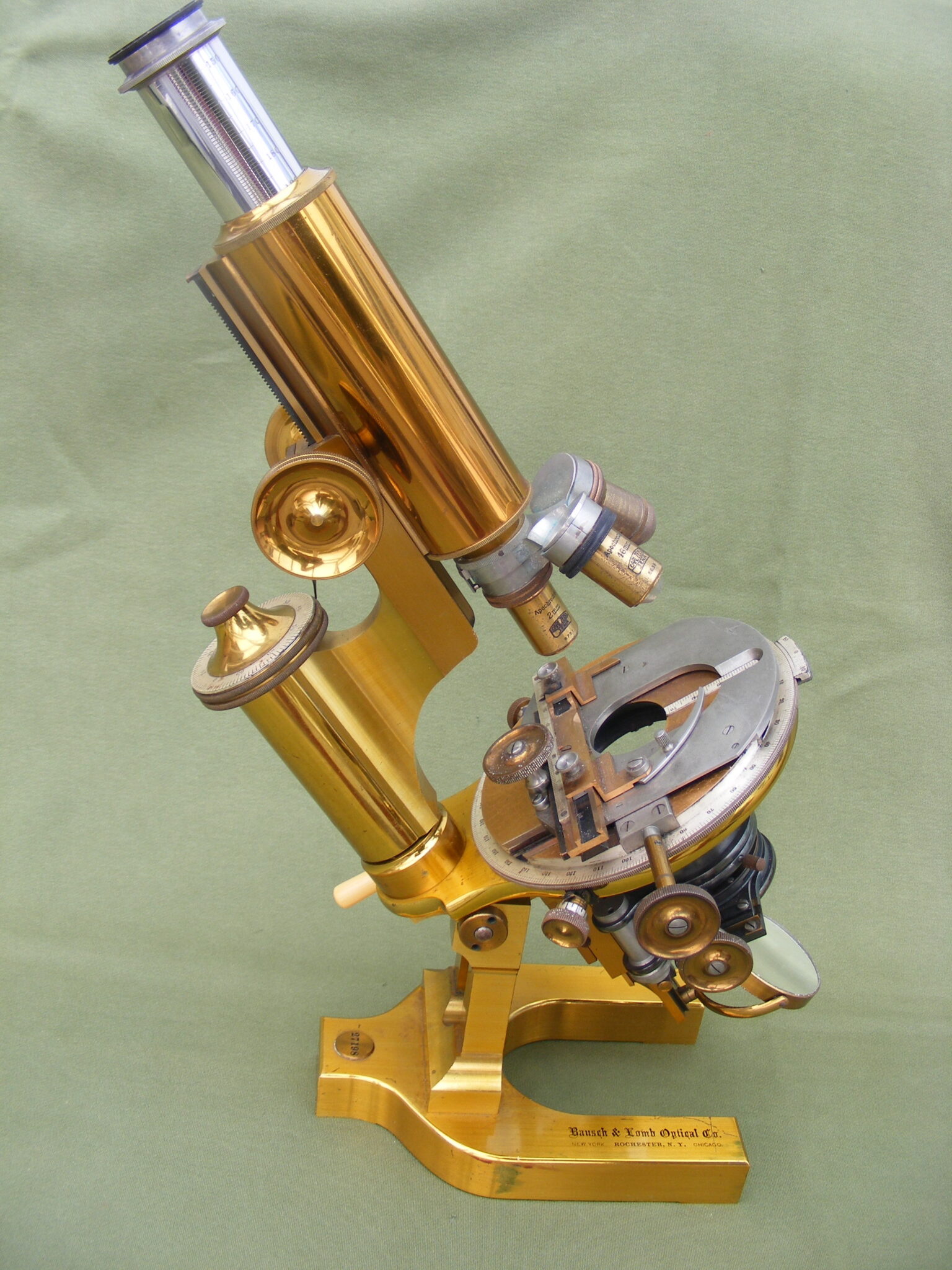 SUBSTANTIAL HIGH QUALITY AMERICAN MICROSCOPE BY BAUSCH & LOMB