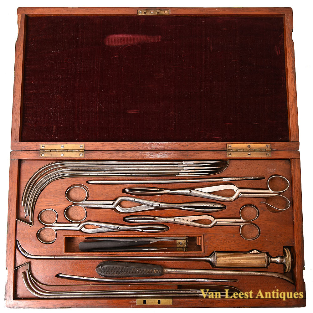 1890’s Lithotomy set by S. Maw, Son & Thompson, London