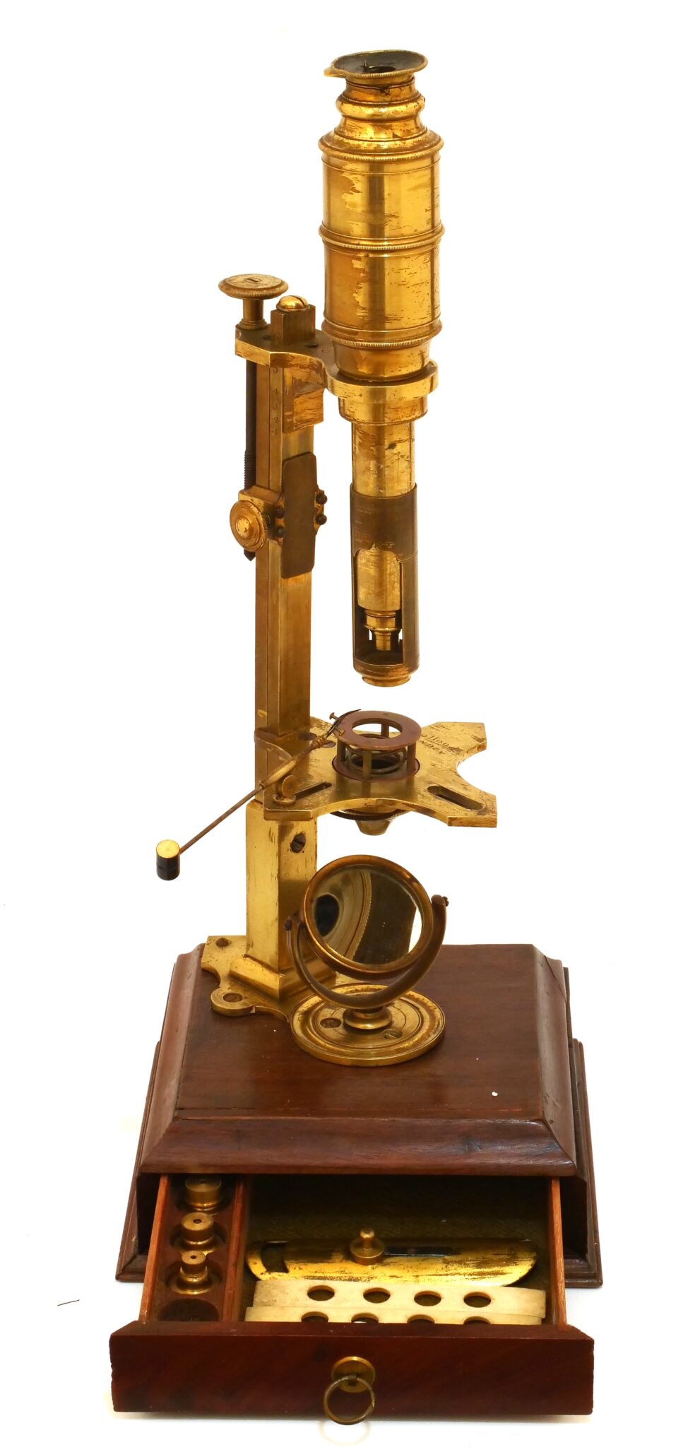 Dollond Cuff-type antique microscope (c. 1765)