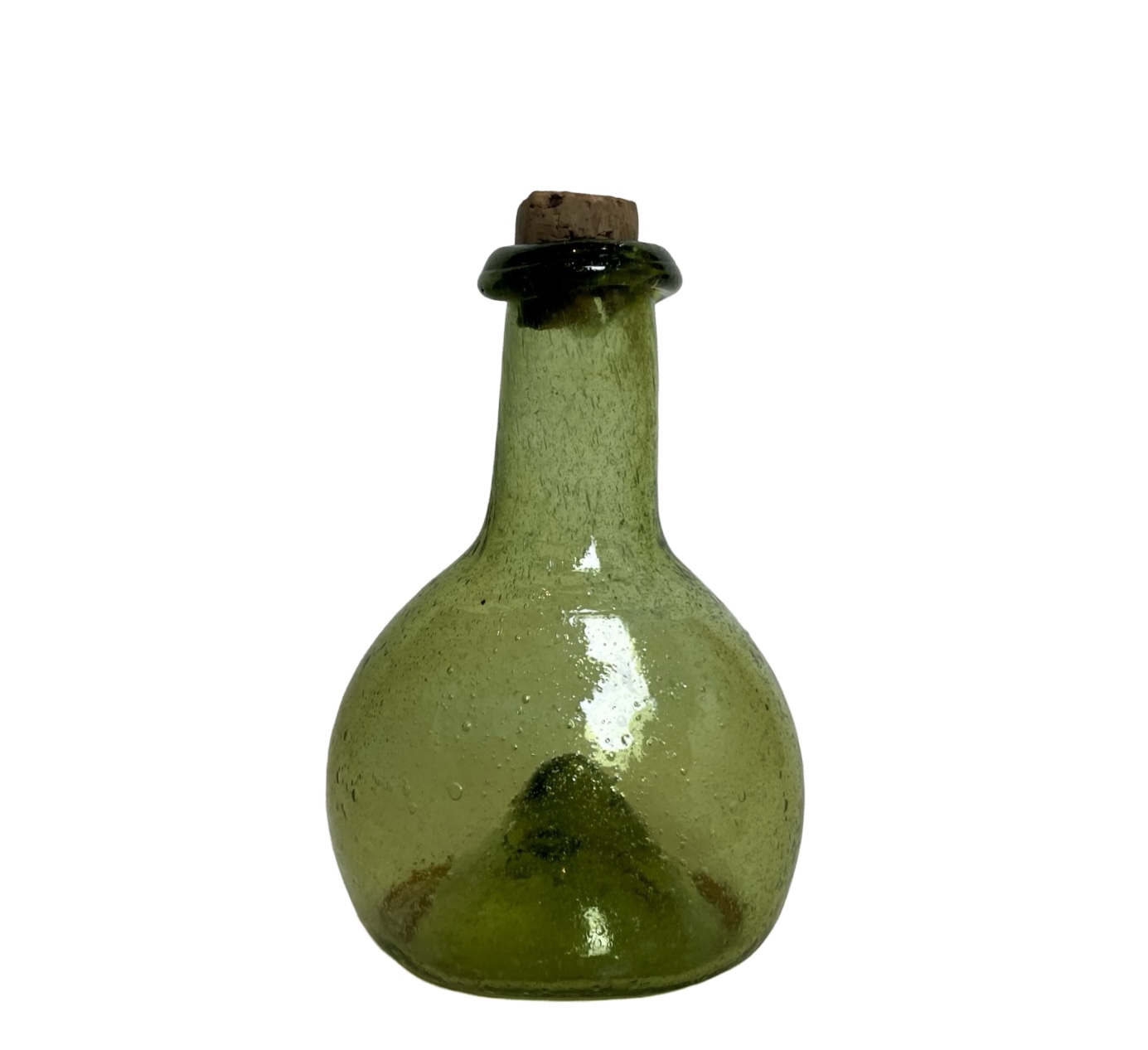 Small Spanish 18th century unguentary bottle