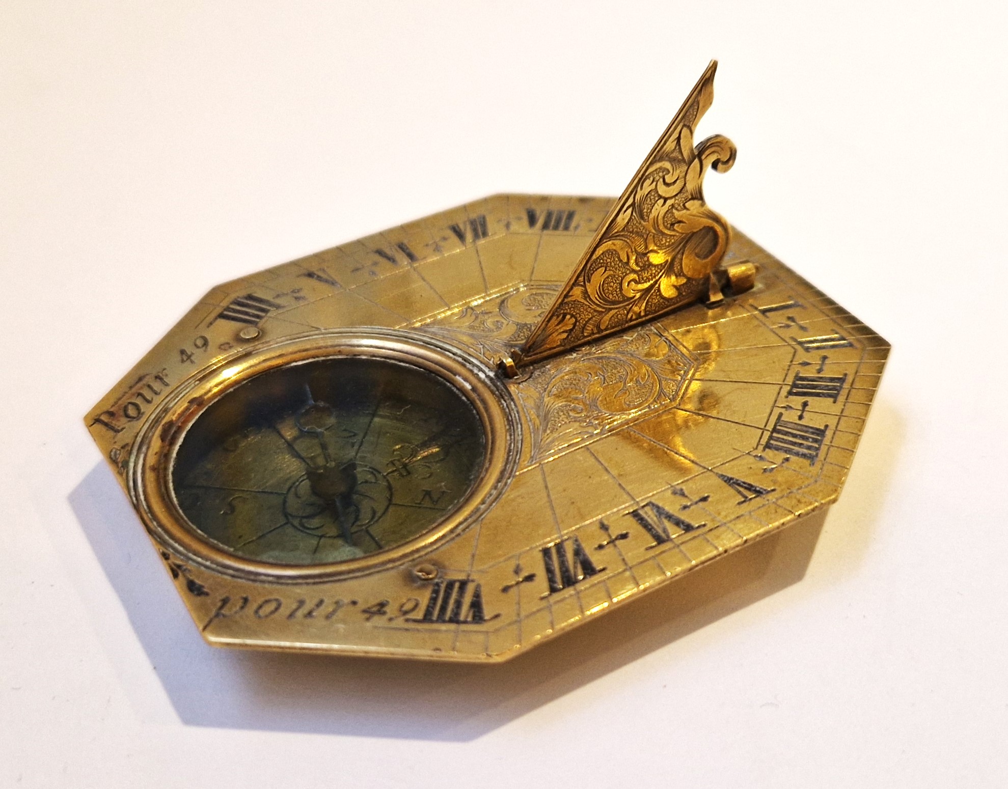 An early monolatitude sundial by Bion, circa 1680