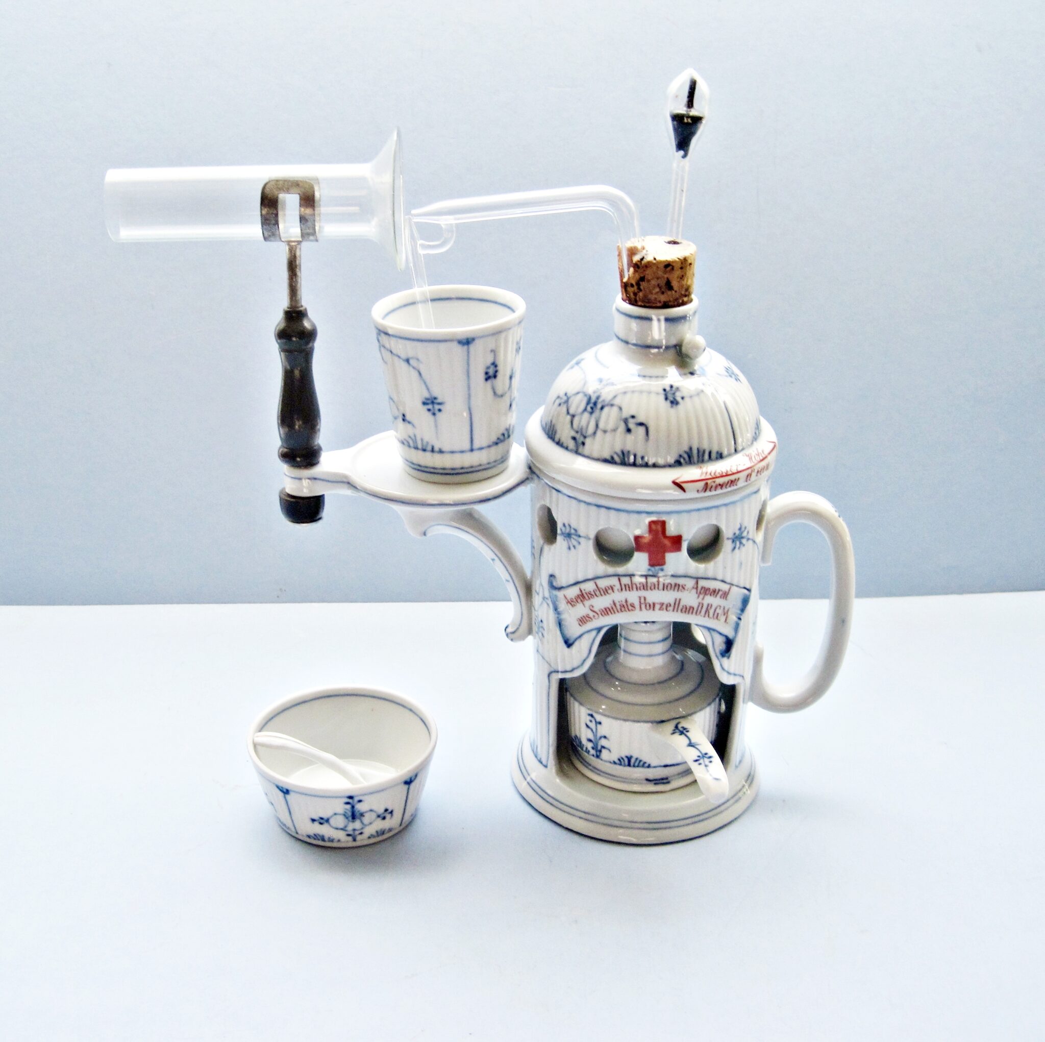 Fine  Rauenstein Porcelain Inhaler