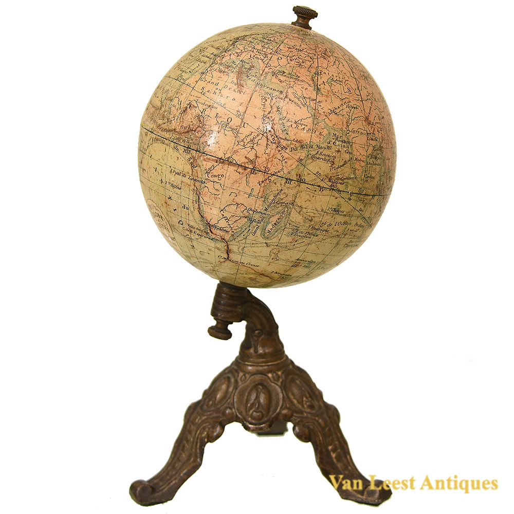 Small Lebegue terrestrial globe, 1850’s