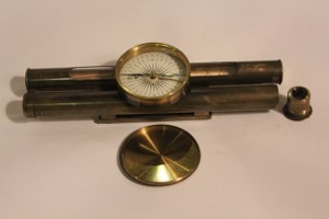 ~FINE SIMPLE THEODOLITE by ABRAHAM c.1860