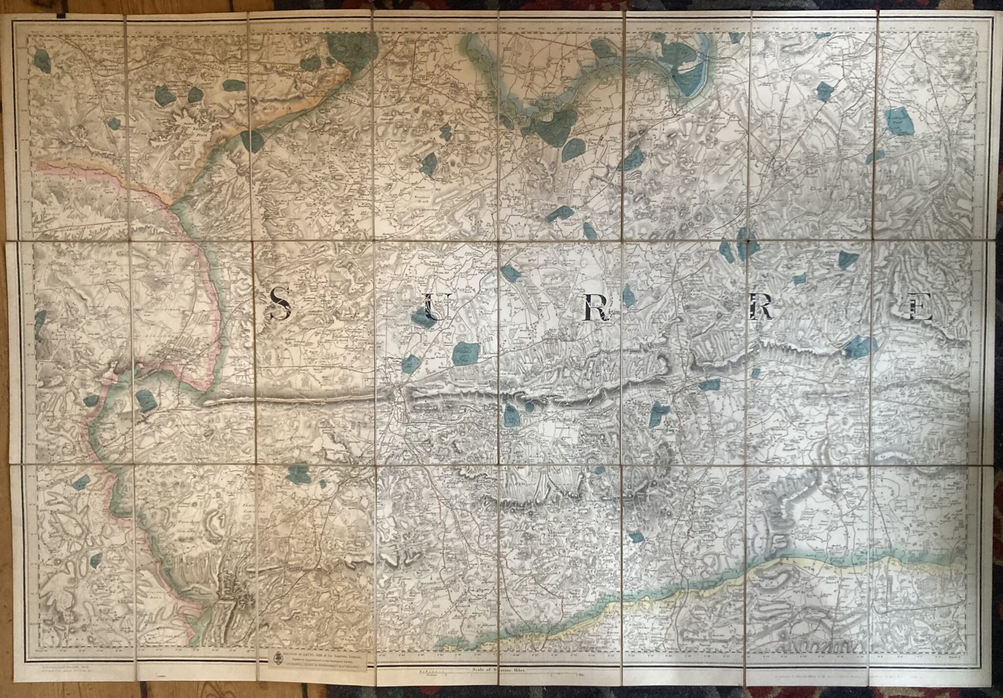 Geological Map of Surrey