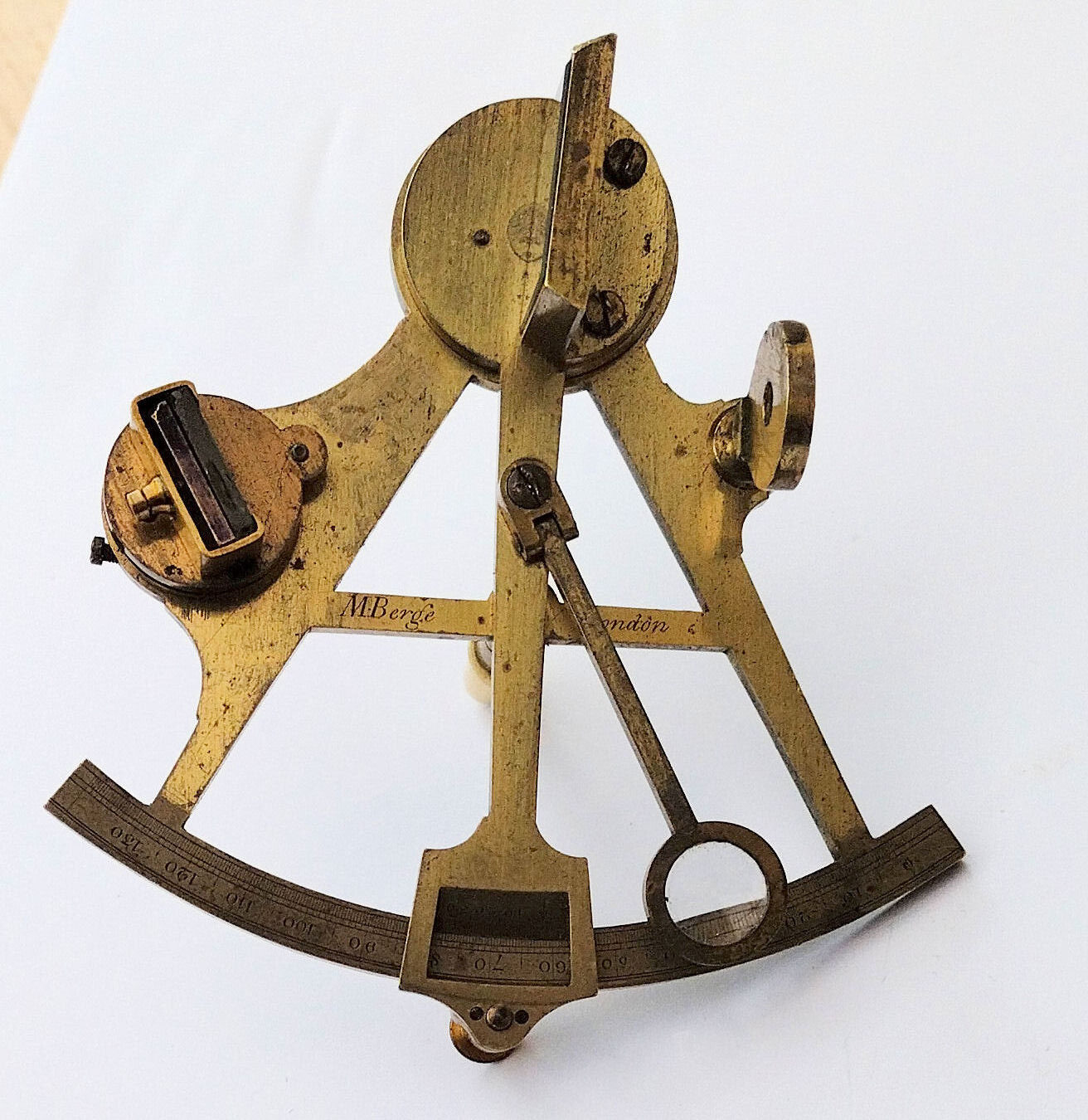 SOLD – Miniature sextant by Mathew Berge.