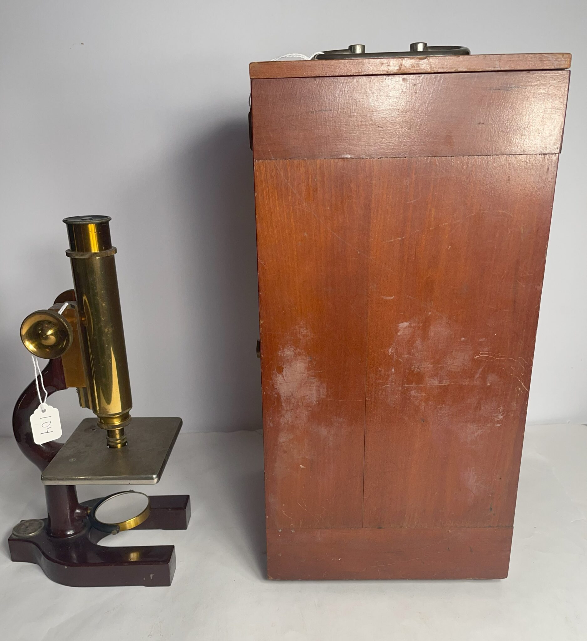 Cased Bausch & Lomb Microscope