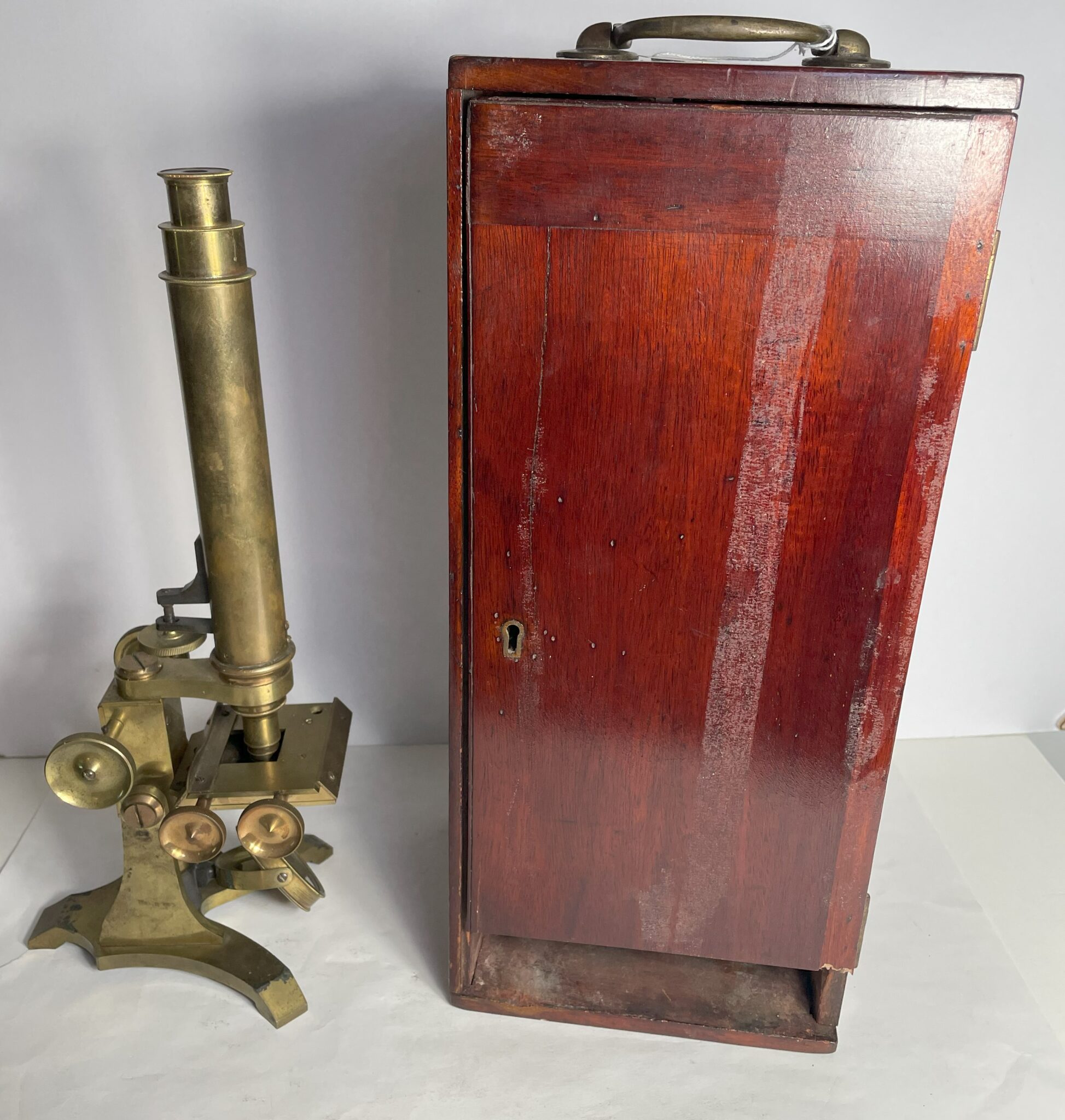 Cased J.B. Dancer Microscope