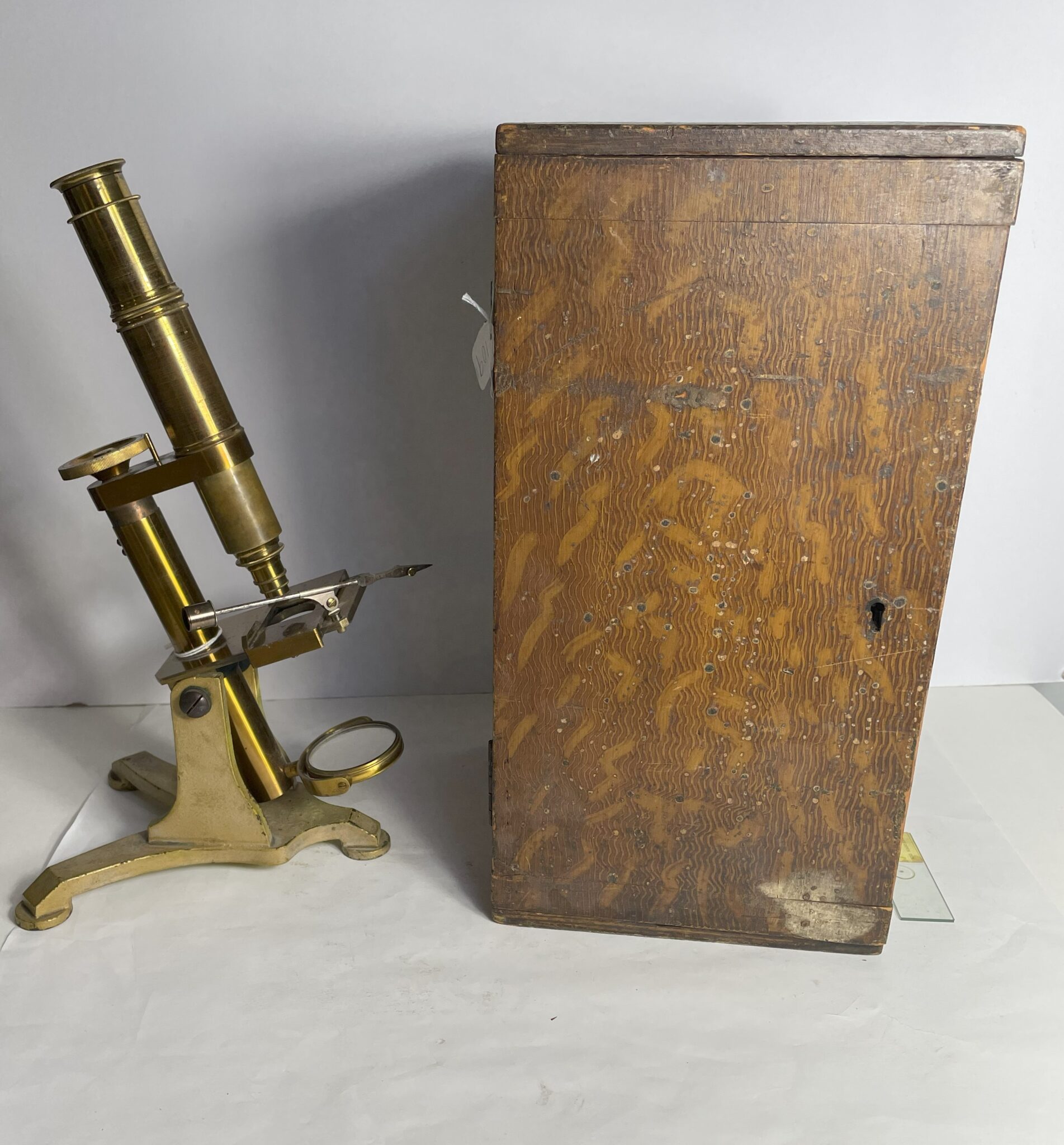 Cased J.B. Dancer Microscope