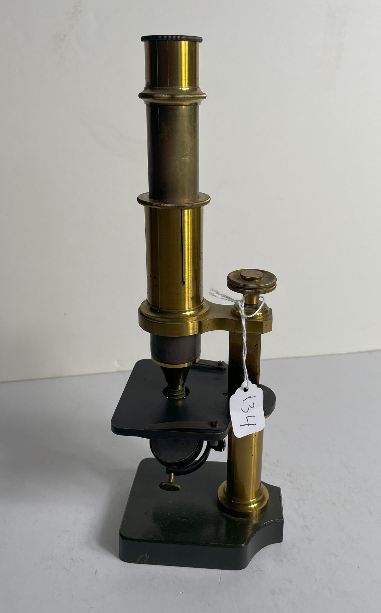 Signed Hartnack & Prazmowski Microscope