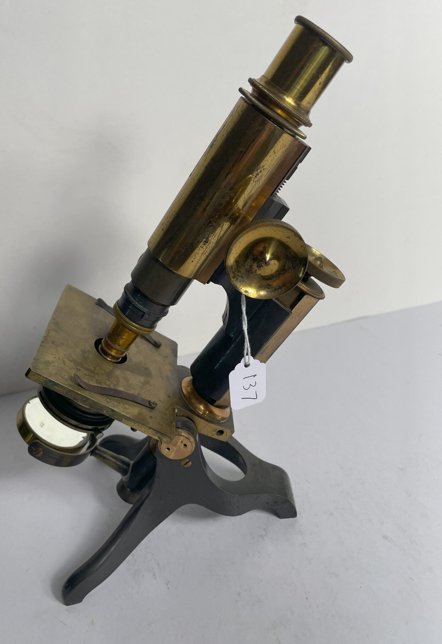 Signed Baker Microscope C. 1890.