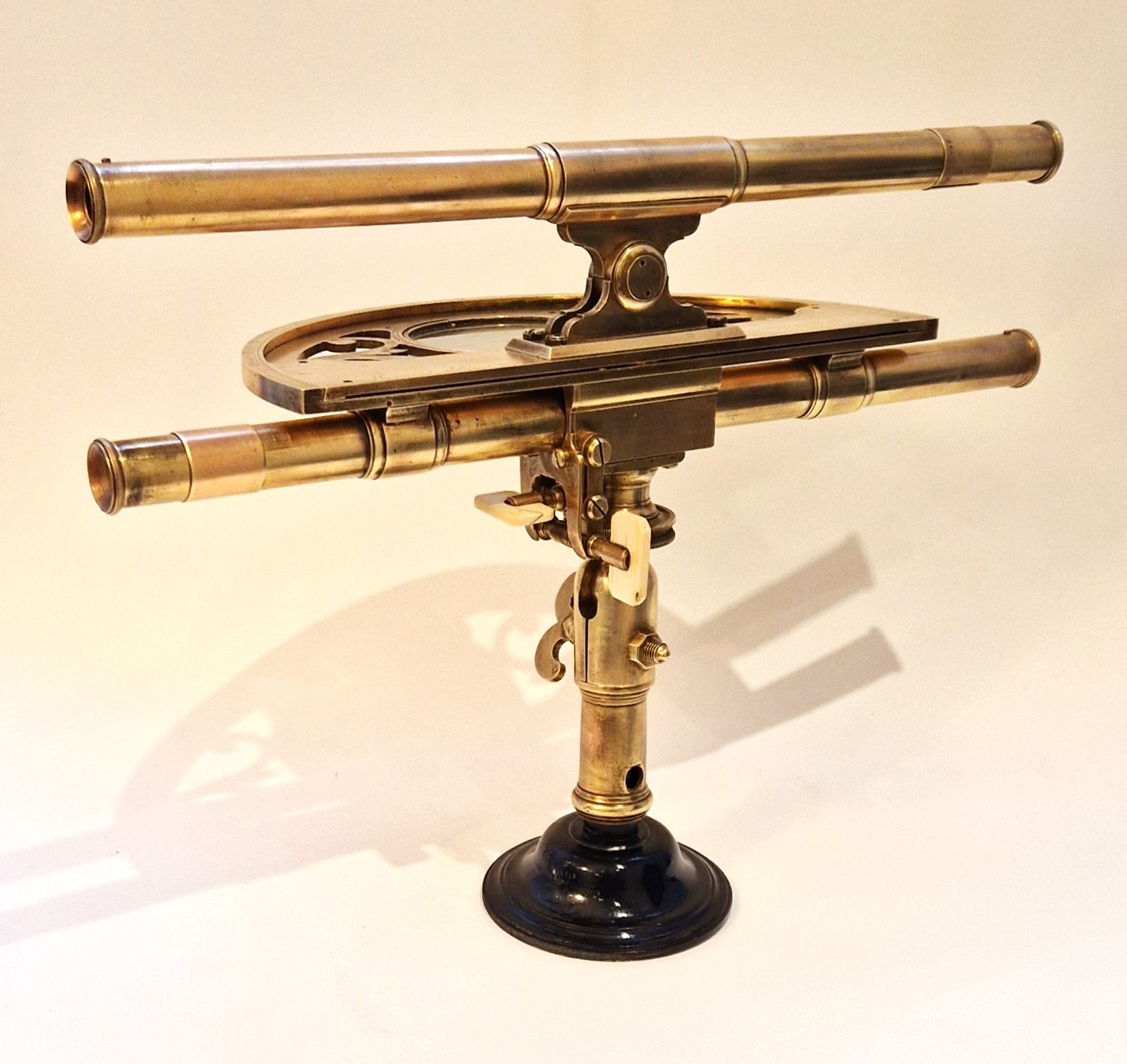 A rare double telescope graphometer made by Meurand but divided by Lenoir, late 1770s’