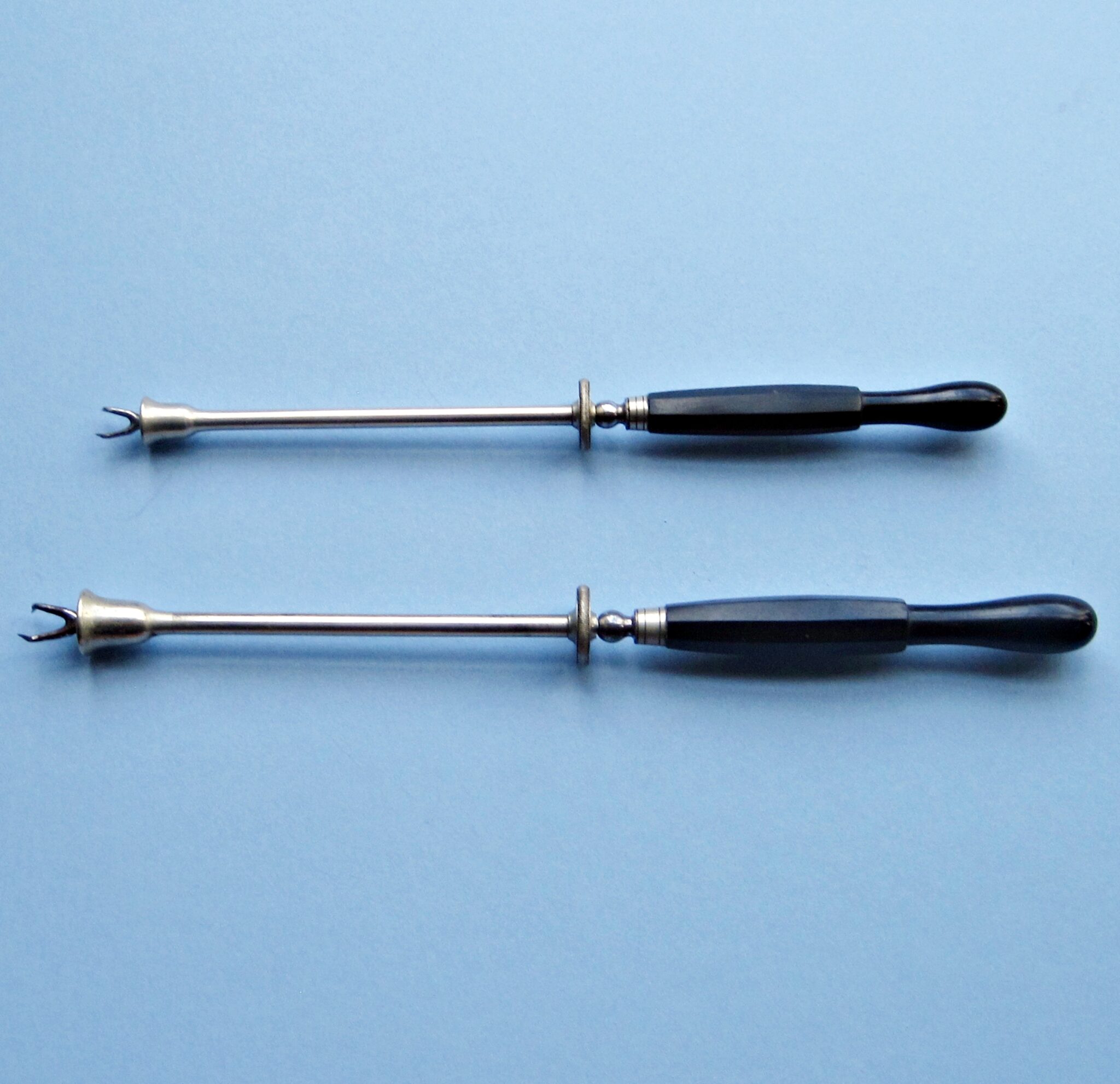 Two mid-19th C. Surgical Graspers for Tumors & Arteries